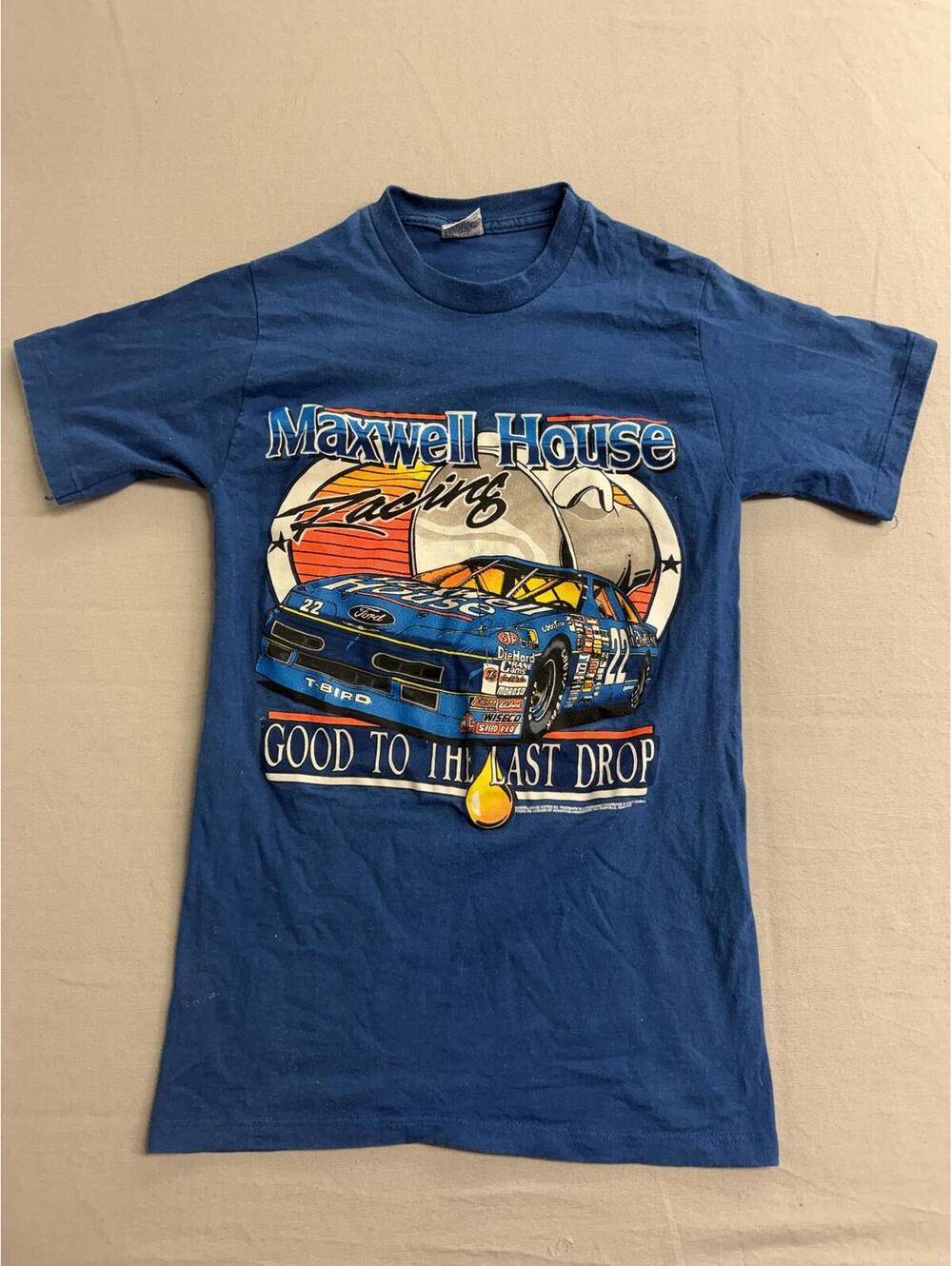 Vintage 90s Nascar Maxwell House Car #22 Sterling Marlin - M